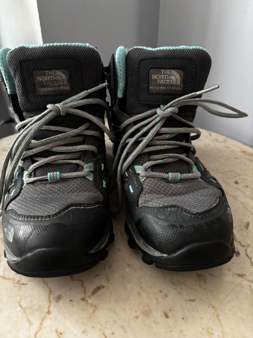 The North Face Hedgehog Fastpack Waterproof Hiking Boots - Women's Size 8 Grey/T